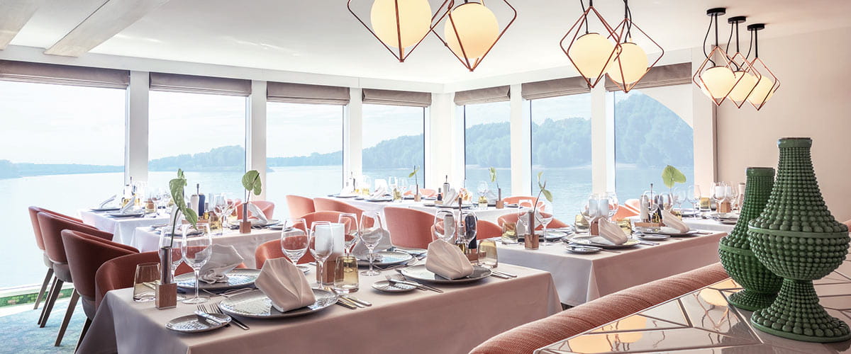 The Delta speciality restaurant on Spirit of the Danube